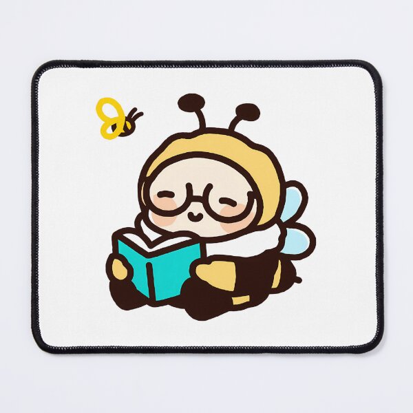Item preview, A bee enjoying a book designed and sold by Elinotes.