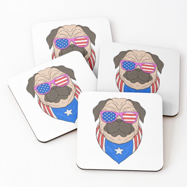 Item preview, Patriotic Pug Pride designed and sold by DarylWelsh2024.