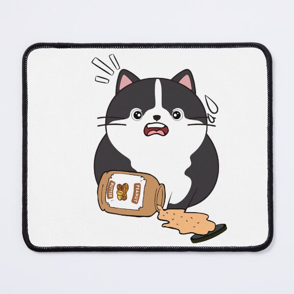Item preview, Funny fat cat spilled a jar of peanut butter designed and sold by Pet Station.