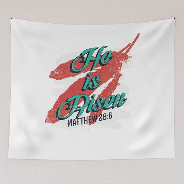 Item preview, He Is Risen designed and sold by BlueRockDesigns.