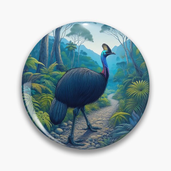Item preview, Cassowary Art #26 | Cassowary Lovers designed and sold by ksgraphics222.