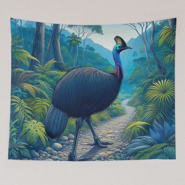 Item preview, Cassowary Art #26 | Cassowary Lovers designed and sold by ksgraphics222.