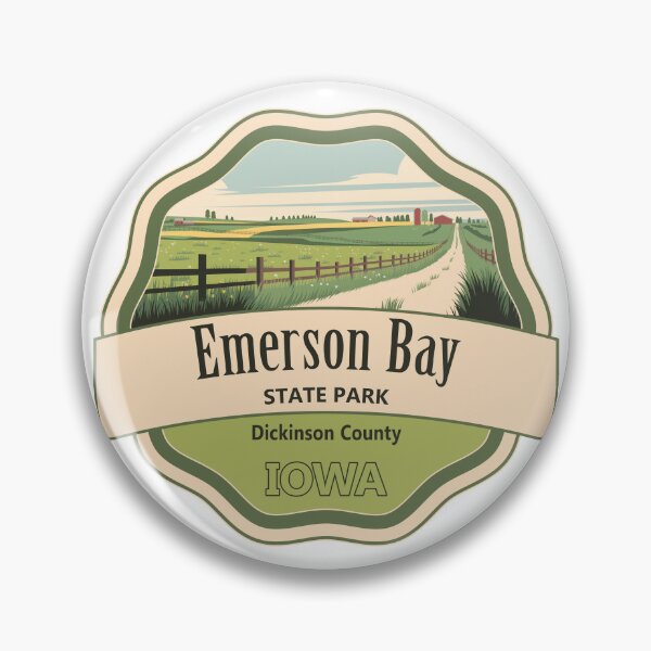 Item preview, Emerson Bay State Recreation Area, Dickinson County, Iowa designed and sold by Wanderful-roads.