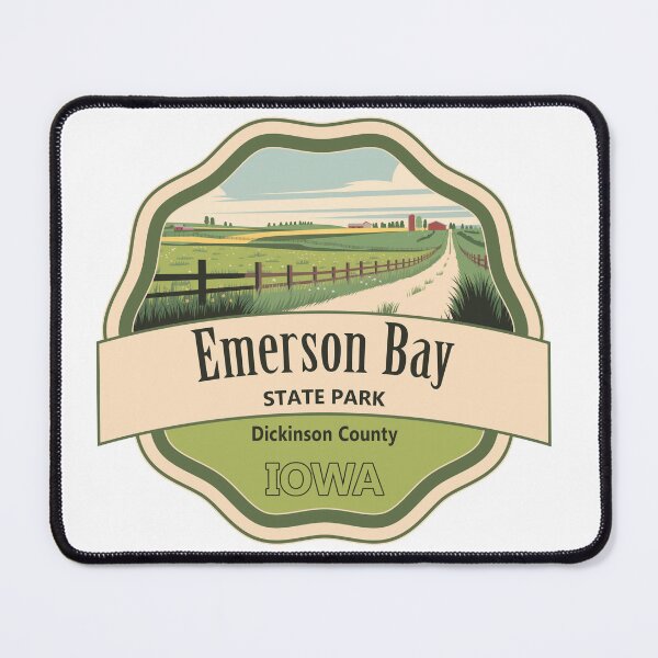 Item preview, Emerson Bay State Recreation Area, Dickinson County, Iowa designed and sold by Wanderful-roads.