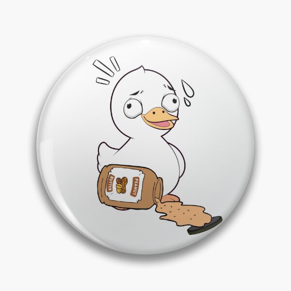 Item preview, Funny duck spilled a jar of peanut butter designed and sold by Pet Station.