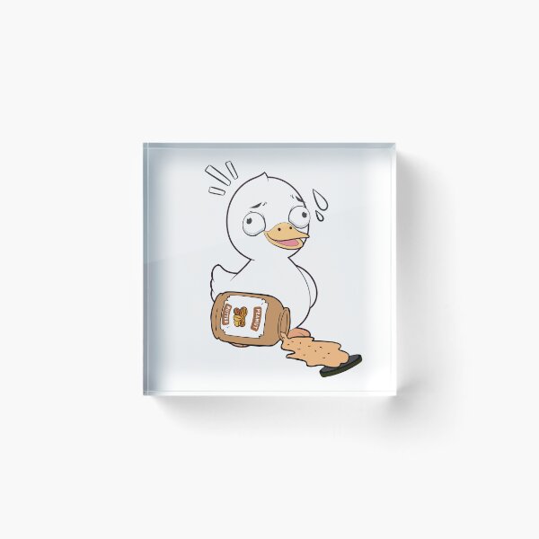 Item preview, Funny duck spilled a jar of peanut butter designed and sold by Pet Station.