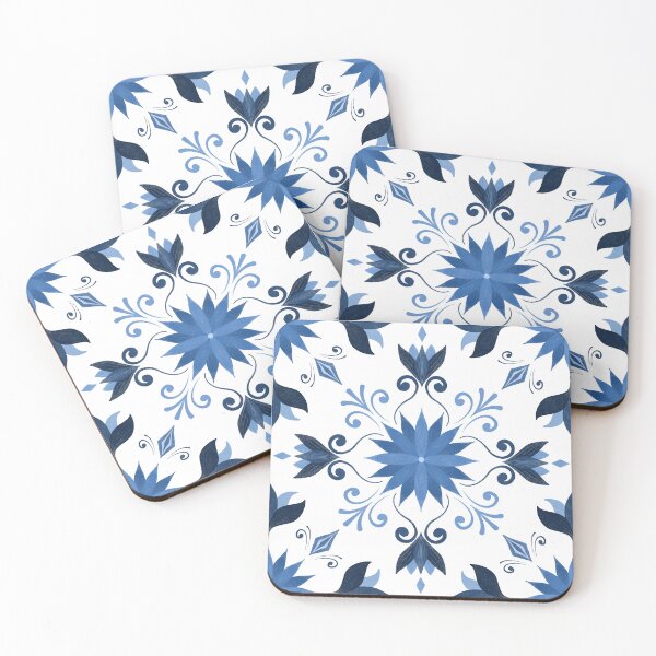 Item preview, Ornamental floral tile designed and sold by Aakanksha97.