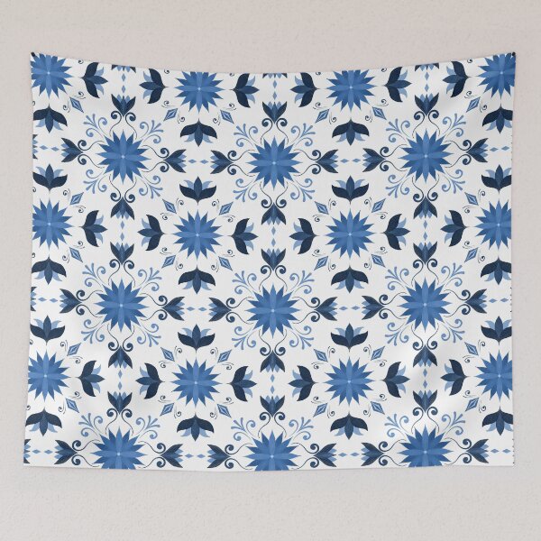 Item preview, Ornamental floral tile designed and sold by Aakanksha97.