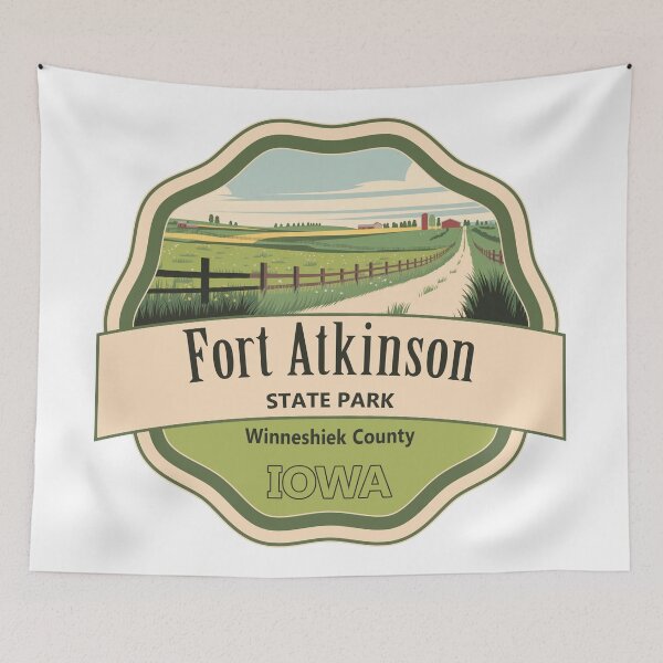 Item preview, Fort Atkinson State Preserve, Winneshiek County, Iowa designed and sold by Wanderful-roads.