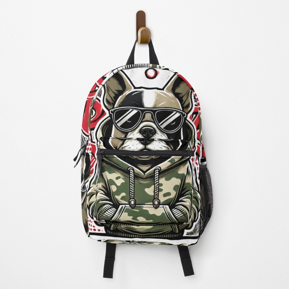 Vista previa del artículo con la obra «Mochila», diseñado y vendido por RACHAYASHOP.