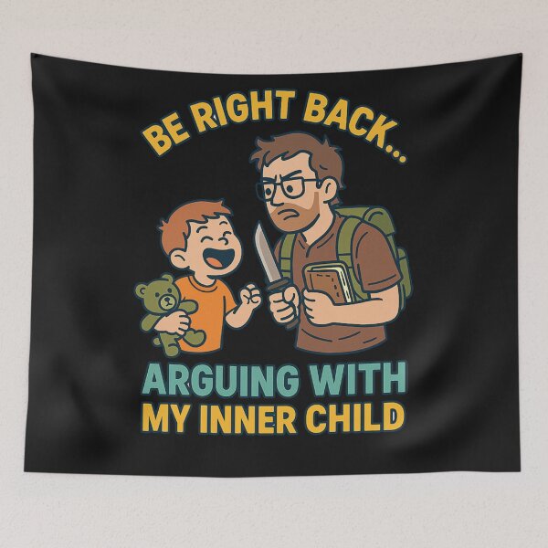 Item preview, Arguing With My Inner Child designed and sold by Planetporridge.
