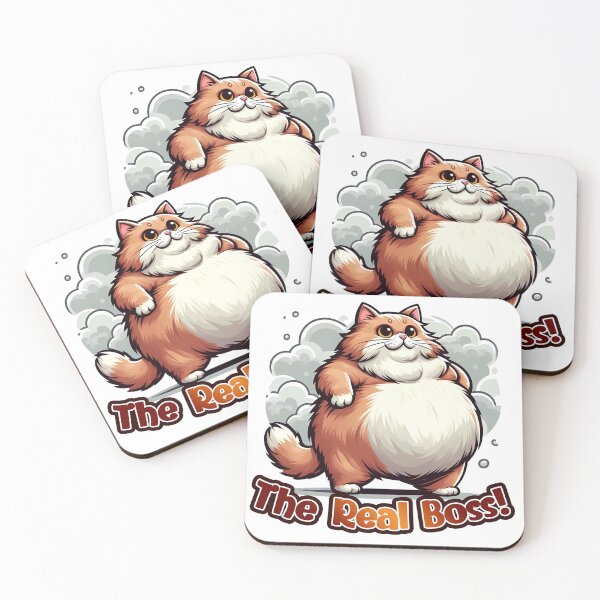 Item preview, cat meme "The Boss" designed and sold by DogArtGallery.