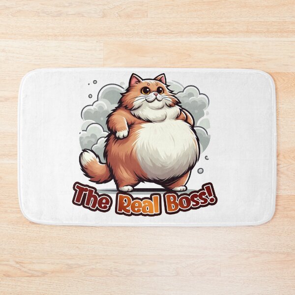 Item preview, cat meme "The Boss" designed and sold by DogArtGallery.