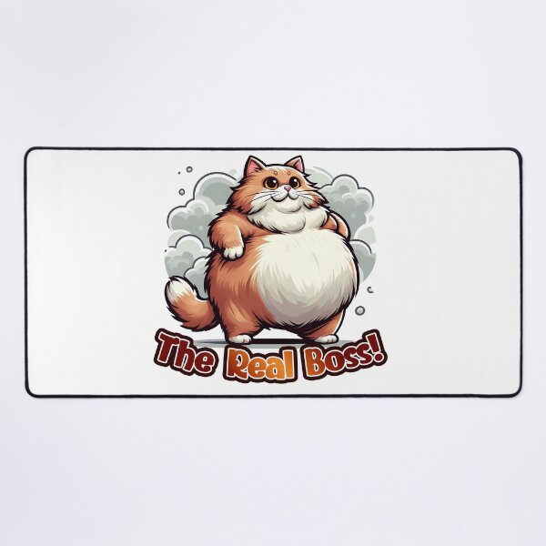 Item preview, cat meme "The Boss" designed and sold by DogArtGallery.