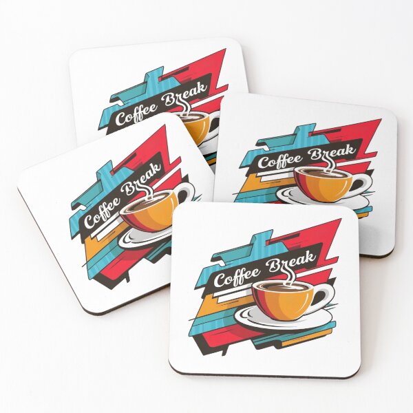 Item preview, Vibrant Coffee Break Graphic designed and sold by Coffread.