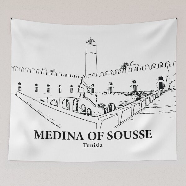 Item preview, Medina of Sousse - Tunisia designed and sold by Lakeric Cityscapes.