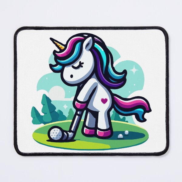 Item preview, Unicorn Playing Golf designed and sold by McThingummy.