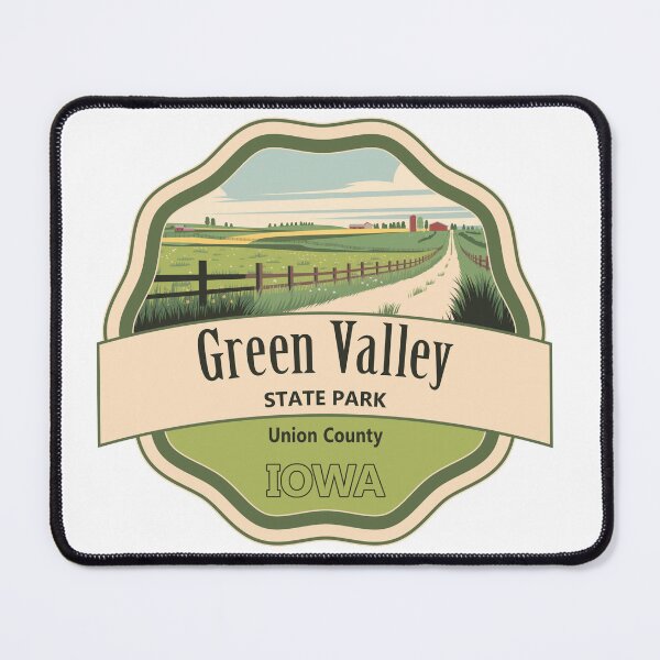 Item preview, Green Valley State Park, Union County, Iowa designed and sold by Wanderful-roads.