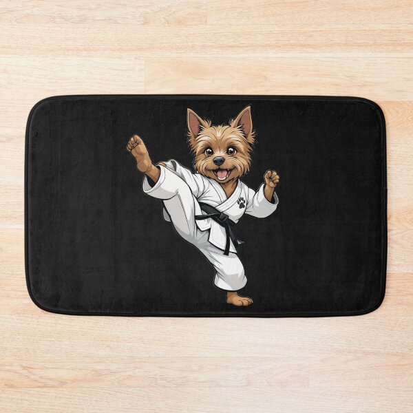 Item preview, Karate Yorkshire Dog Kick - Funny Martial Arts Pet Design designed and sold by latelierdechris.