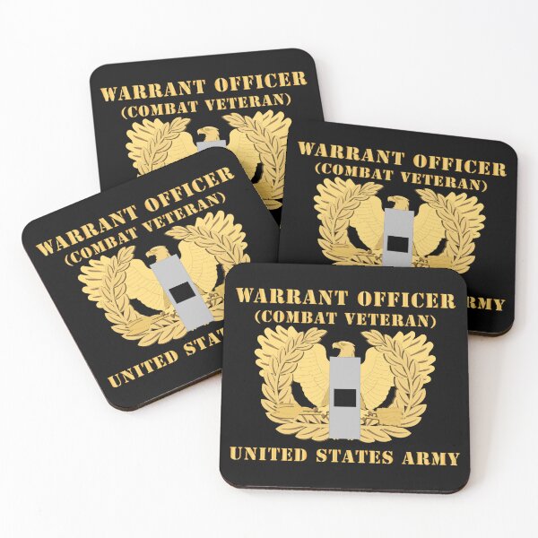 Artikelvorschau, Armee - Warrant Officer - W01 - Kriegsveteran - Flach - Adler und Balken X 300 entworfen und verkauft von Military Insignia Products.