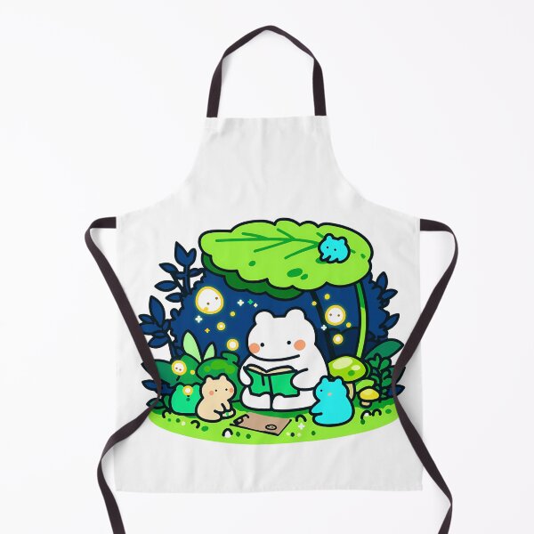 Item preview, Frog fairies reading books in the night forest designed and sold by Elinotes.