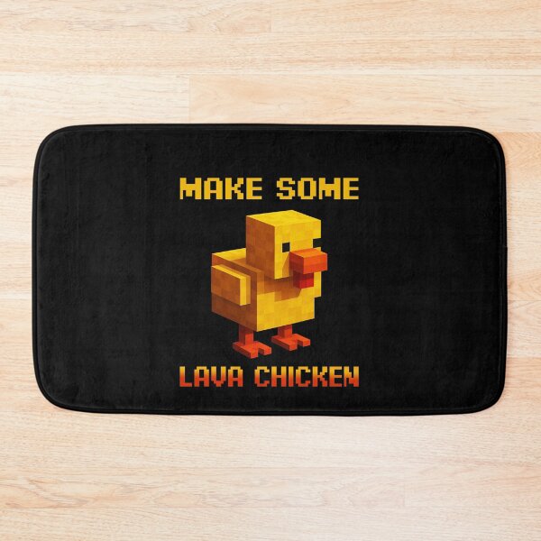 Item preview, make some Lava chicken. Chicken cooked in lava. Funny pixel Chicken Gamer designed and sold by majuga.