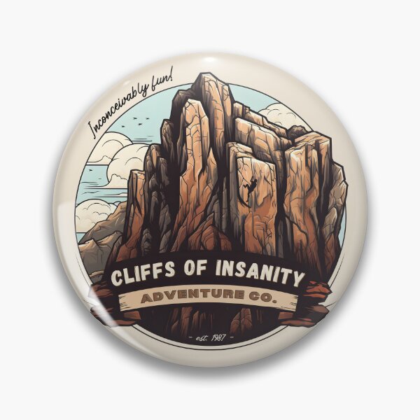 Item preview, Cliffs of Insanity - Inconceivably Fun! designed and sold by TheTeeKettle.