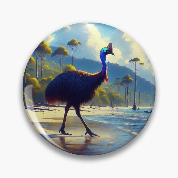 Item preview, Cassowary Art #28 | Cassowary Lovers designed and sold by ksgraphics222.