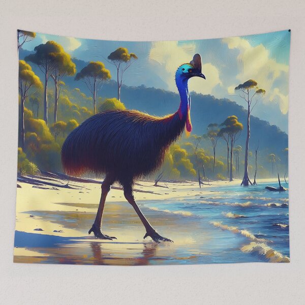 Item preview, Cassowary Art #28 | Cassowary Lovers designed and sold by ksgraphics222.