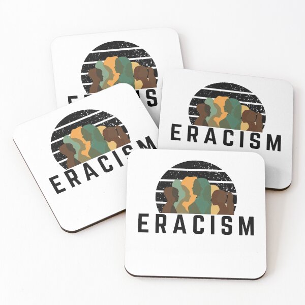 Item preview, black Erase Racism design for men and women, fight racism, defend people designed and sold by LuxeGraphix.