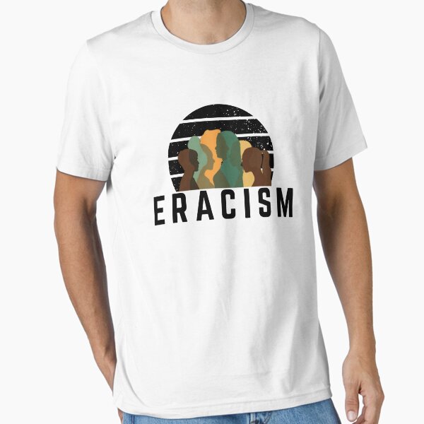 Artikel-Vorschau von schwarzes Erase Racism-Design für Männer und Frauen, Rassismus bekämpfen, Menschen verteidigen, designt und verkauft von LuxeGraphix Shirt.