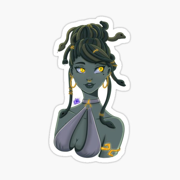 Vista previa del artículo con la obra «Medusa», diseñado y vendido por LenaSilver.