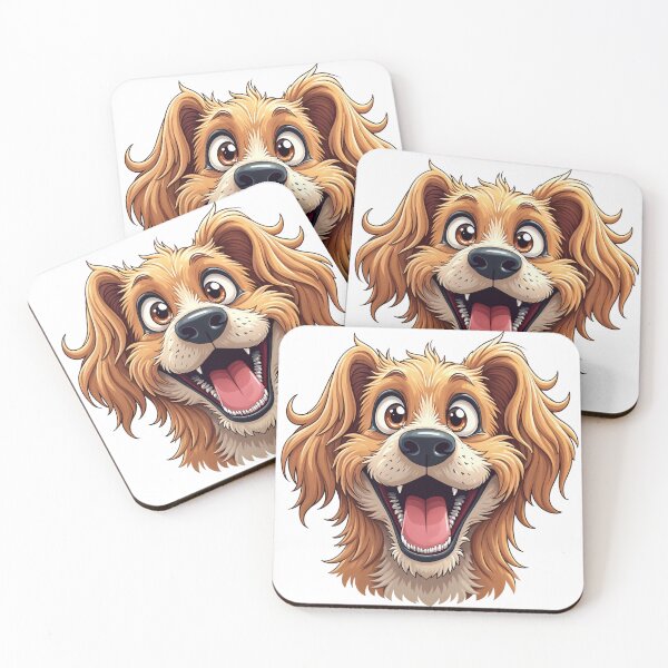 Item preview, Funny Golden Dog - Cheerful Cartoon Design designed and sold by latelierdechris.