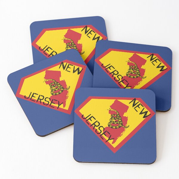 Item preview, NEW JERSEYAN  NEW JERSEYITE  SHIELD - Freedom Is The Superpower -  Gadsden Snake Flag - Dont Tread On Me SUPERHERO NEW JERSEY spellout design designed and sold by pelagio.