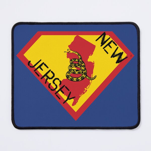 Item preview, NEW JERSEYAN NEW JERSEYITE SHIELD - Freedom Is The Superpower - Gadsden Snake Flag - Dont Tread On Me SUPERHERO NEW JERSEY spellout design designed and sold by pelagio.