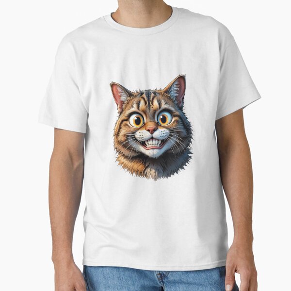 Vista previa del artículo con la obra «Retrato de gato divertido: diseño felino realista y expresivo», diseñado y vendido por latelierdechris.