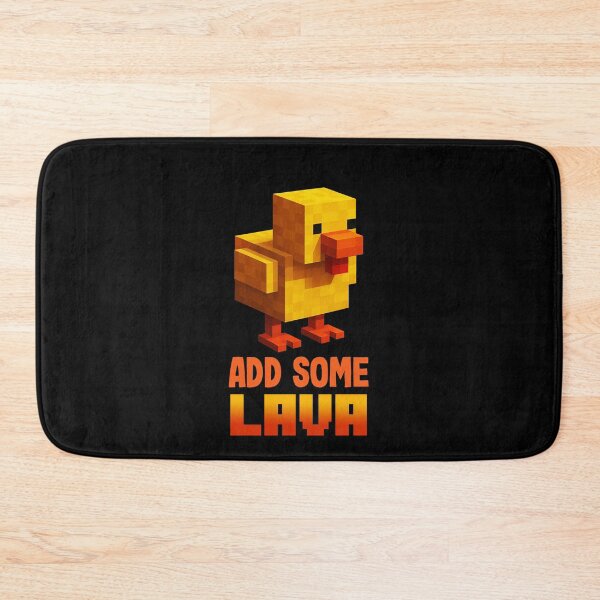 Item preview, Lava chicken, tasty as hell. Funny pixel Chicken Gamer designed and sold by majuga.