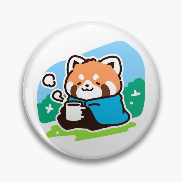 Item preview, A red panda enjoying cofee designed and sold by Elinotes.