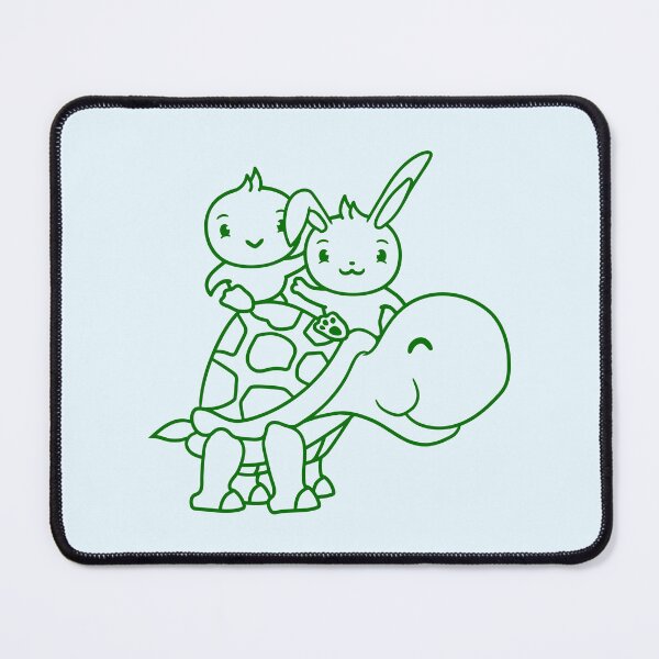 Item preview, 2 Bunny Bird Big Giant Tortoise Waving Two Team designed and sold by shirt-o-mat.