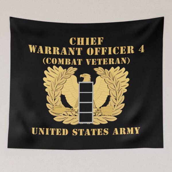 Artikelvorschau, Armee - Chief Warrant Officer - CW04 - Kriegsveteran - Flach - Adler und Balken X 300 entworfen und verkauft von Military Insignia Products.