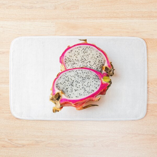 Item preview, Cut ripe dragon fruit pitahaya on white background, top view designed and sold by nesgalina.