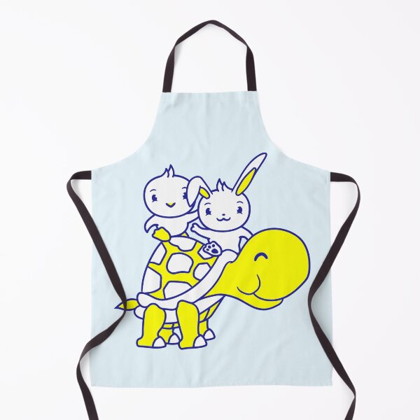 Item preview, 2 Bunny Bird Big Giant Tortoise Waving Two Team designed and sold by shirt-o-mat.