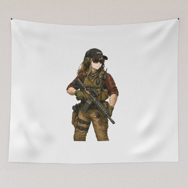 Item preview, Tactical Girl designed and sold by RAWLIFEGRAPHIC.