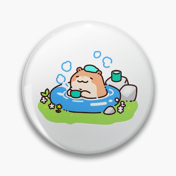 Item preview,  A hamster soaking in a hot spring designed and sold by Elinotes.
