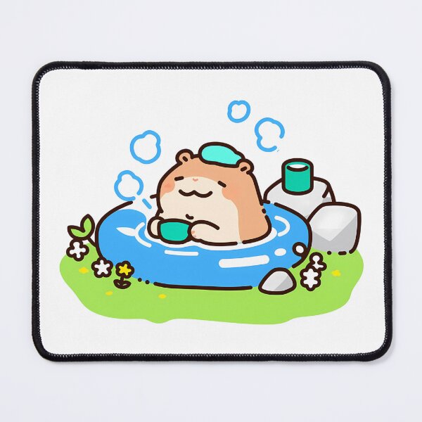 Item preview, A hamster soaking in a hot spring designed and sold by Elinotes.