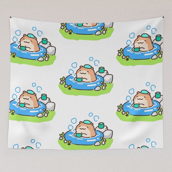 Item preview,  A hamster soaking in a hot spring designed and sold by Elinotes.