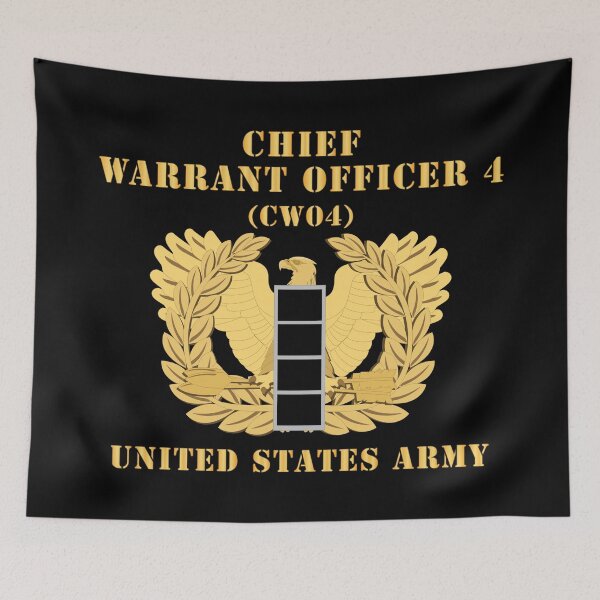 Artikelvorschau, Armee - Chief Warrant Officer - CW04 - Flach - Adler und Balken X 300 entworfen und verkauft von Military Insignia Products.