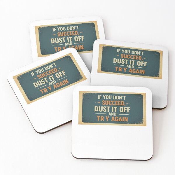 Item preview, Dust It Off and Try Again designed and sold by FitEnvy.