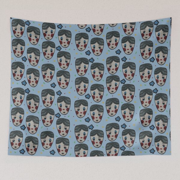 Item preview, Sad clown girl designed and sold by CreatedByKay-.