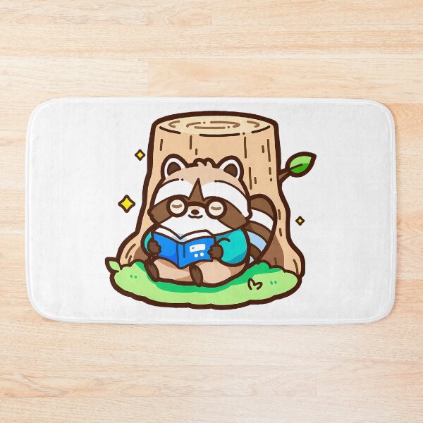 Item preview,  A tanuki relaxing a book  designed and sold by Elinotes.